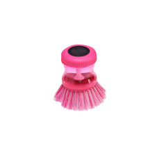 9,5 * 7 * 7 rosa guter Preis Kunststoff Palm Scrub Pot Dish Brush